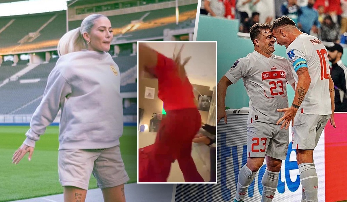 Xhaka Dhe Shaqiri “Gjunjëzuan” Serbinë, Loredana Ndan Momentin Kur Feston Si “E Çmendur” (VIDEO)