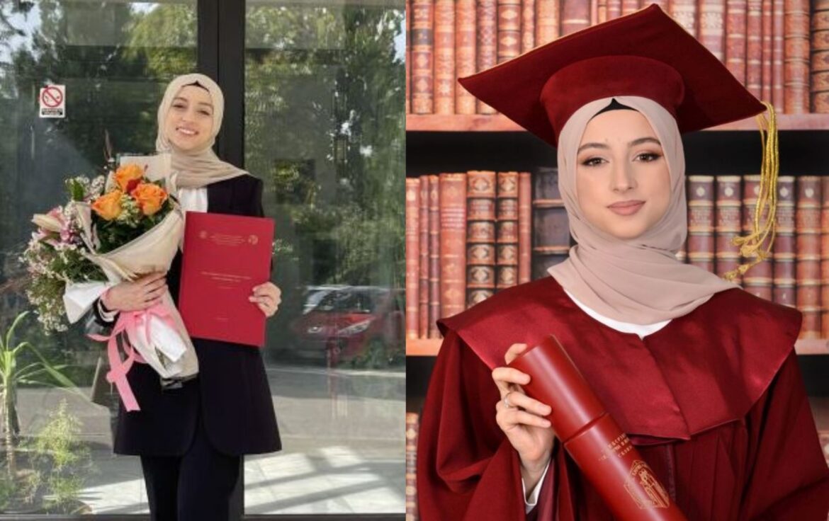 Zehra Ebibi, studentja më e mirë e matematikës me notë mesatare 9.58